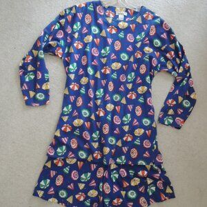 Ladies 2 Pc Shorts Skort Set Size L (Size M) Umbrella Print by Picone Sport NWOT